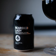 Load image into Gallery viewer, Bearded Lady - Magic Rock Brewing - Bourbon Barrel Aged Orange Crème Brûlée Imperial Stout, 11%, 330ml Can