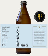 Load image into Gallery viewer, New Zealand Pilsner - Braybrooke - New Zealand Pilsner, 4.8%, 330ml Bottle