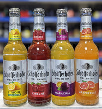 Load image into Gallery viewer, Weizen Mix 4 Pack - Schofferhofer - Grapefruit, Lemon, Cherry & Passionfruit Radlers, 2.5%, 4x330ml Bottles