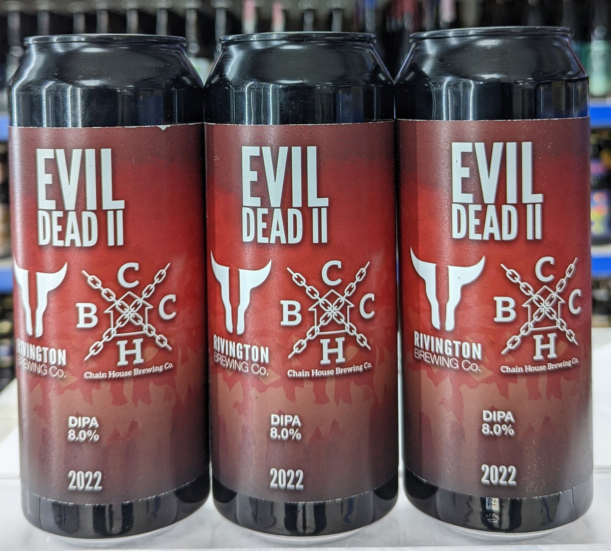 The Evil Dead II 2022 Rivington Brewing Co X Chain House Brewing Co