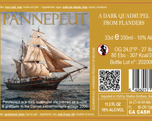 Load image into Gallery viewer, Pannepeut - De Struise Brouwers - Belgian Quadrupel, 10%, 330ml Bottle