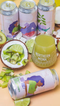 Load image into Gallery viewer, Patrons Project 15.06 Go Easy - Northern Monk X Lucy Ketchin - Coconut & Kiwi Sour IPA, 6.5%, 440ml Can