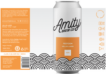Load image into Gallery viewer, Festoon - Amity Brew Co - Helles Lager, 4.6%, 440ml Can