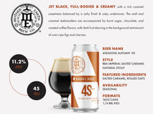 Load image into Gallery viewer, 4Seasons - Mother Earth Brew Co - Barrel Aged Imperial Salted Caramel Oatmeal Stout, 11.2%, 473ml Can