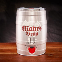 Load image into Gallery viewer, aU Ungespundet Naturtrüb - Mahr's Bräu - Kellerbier, 5.2%, 5 Litre Mini Keg