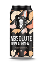 Load image into Gallery viewer, Absolute Umpeachment - Wilde Child Brewing Co - Peach Milkshake IPA, 5%, 440ml Can