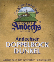 Load image into Gallery viewer, Andechs Doppelbock Dunkel - Klosterbrauerei Andechs - Doppelbock, 7.1%, 500ml Bottles