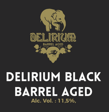 Load image into Gallery viewer, Barrel Aged Black Delirium - Brouwerij Huyghe (Delirium) - Bourbon Barrel Aged Blended Belgian Strong Ale, 11.5%, 750ml Sharing Beer Bottle
