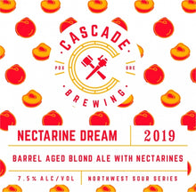 Load image into Gallery viewer, Nectarine Dream - Cascade Brewing - Barrel Aged Blond Ale with Nectarines, 7.5%, 500ml Bottle
