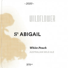 Load image into Gallery viewer, St Abigail 2020 - Wildflower Brewing & Blending - Barrel Aged Australian Wild Ale with White Peach, 5.6%, 375ml Bottle