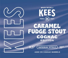 Load image into Gallery viewer, Caramel Fudge Stout Cognac Barrel Aged Edition - Brouwerij Kees - Cognac Barrel Aged Imperial Caramel Fudge Stout, 11.5%, 330ml Can