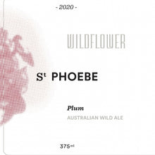 Load image into Gallery viewer, St Phoebe 2020 - Wildflower Brewing & Blending - Barrel Aged Australian Wild Ale with Plums, 5.6%, 375ml Bottle