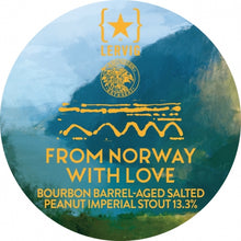 Load image into Gallery viewer, From Norway With Love - Lervig Bryggeri - Bourbon Barrel Aged Salted Caramel Imperial Stout, 13.3%, 375ml Bottle