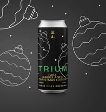 Load image into Gallery viewer, Trium Faba 2022 Christmas Edition - Three Hills Brewing - Barrel Aged Imperial Stout with Tonka, Cacao & Vanilla, 11%, 440ml Can