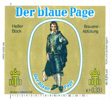 Load image into Gallery viewer, Der Blaue Page - Brauhaus Tegernee - Heller Bock, 6.8%, 330ml Bottle