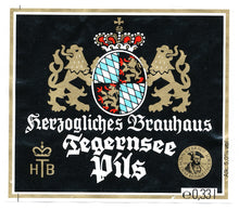 Load image into Gallery viewer, Tegernseer Pils - Brauhaus Tegernee - Pilsner, 5%, 330ml Bottle