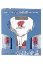Load image into Gallery viewer, Delirium Tremens Gift Set - Brouwerij Huyghe (Delirium) - Belgian Strong Ale, 8.5%, 4x330ml Bottles & Glass Gift Set