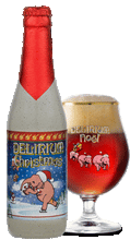 Load image into Gallery viewer, Delirium Christmas Gift Set - Brouwerij Huyghe (Delirium) - Xmas Belgian Strong Ale, 10%, 4x330ml Bottles & Glass Gift Set