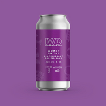 Load image into Gallery viewer, Women On Tap - Track Brew Co X Women On Tap X International Women's Day Brew - Blackcurrant Fruited Sour, 5%, 440ml Can