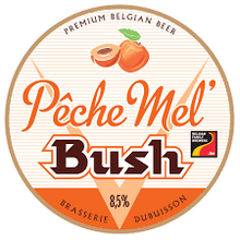 Load image into Gallery viewer, Pêche Mel Bush - Brasserie Dubuisson - Belgian Peach Beer, 8.5%, 330ml Bottle