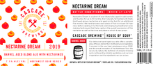 Load image into Gallery viewer, Nectarine Dream - Cascade Brewing - Barrel Aged Blond Ale with Nectarines, 7.5%, 500ml Bottle