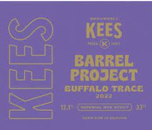 Load image into Gallery viewer, Barrel Project Buffalo Trace 2022 - Brouwerij Kees - Buffalo Trace Barrel Aged Imperial Rye Stout, 12.1%, 330ml Can
