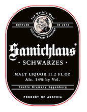 Load image into Gallery viewer, Samichlaus Schwarzes - Schloss Eggenberg - Schwarzbier Doppelbock, 14%, 330ml, Bottle