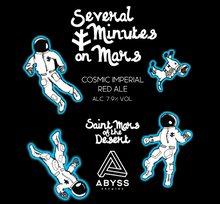 Load image into Gallery viewer, Several Minutes on Mars... - Saint Mars Of The Desert X Abyss Brewing - Cosmic Imperial Red Ale, 7.9%, 440ml Can