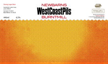 Load image into Gallery viewer, WestCoastPils - Newbarns Brewery X Burnt Mill - West Coast Pils, 6.5%, 440ml Can