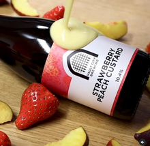 Load image into Gallery viewer, Strawberry Peach Custard - Vault City - Strawberry Peach Custard Imperial Sour Ale, 10.4%, 375ml Bottle