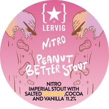 Load image into Gallery viewer, Peanut Better Stout Nitro - Lervig Bryggeri - Imperial Nitro Stout with Salted Peanuts, Cacao & Vanilla, 11.2%, 500ml Can