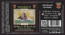 Load image into Gallery viewer, Pannepot Reserva 2018 - De Struise Brouwers - Bourbon Barrel Aged Dark Strong Ale, 12%, 330ml Bottle