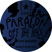 Load image into Gallery viewer, Off The Rack Paragon Rum - Lervig Bryggeri - Rum Barrel Aged Barley Wine, 14.8%, 750ml Sharing Bottle