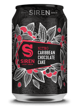 Load image into Gallery viewer, Nitro Caribbean Chocolate Cake - Siren Craft Brew - Tropical Stout with Cacao Nibs & Cypress Wood, 7.4%, 330ml Can