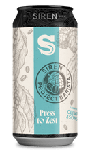 Load image into Gallery viewer, Press To Zest Project Barista - Siren Craft Brew - Lemon & Coffee Gose, 4.5%, 440ml Can