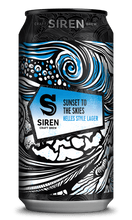 Load image into Gallery viewer, Sunset To The Skies - Siren Craft Brew - Helles Style Lager, 5.2%, 440ml Can