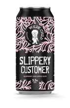 Load image into Gallery viewer, Slippery Customer - Wilde Child Brewing Co - Raspberry & Lemon Sour, 5.5%, 440ml Can