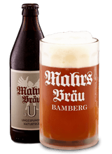 Load image into Gallery viewer, aU Ungespundet Naturtrüb - Mahr's Bräu - Kellerbier, 5.2%, 500ml Bottle