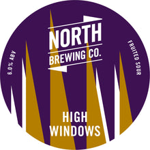 Load image into Gallery viewer, High Windows - North Brewing Co - Raspberry + Blackberry + Cacao Sour, 6%, 440ml Can