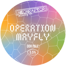 Load image into Gallery viewer, Operation Mayfly - Neon Raptor - DDH Pale Ale, 5.5%, 440ml Can