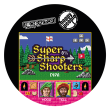 Load image into Gallery viewer, Super Sharp Shooters - Neon Raptor X Hoppy People - DIPA, 8%, 440ml Can
