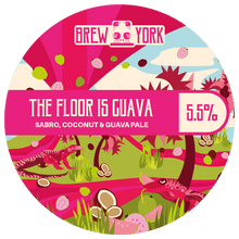 Load image into Gallery viewer, The Floor Is Guava - Brew York - Sabro, Coconut & Guava Pale, 5.5%, 440ml Can