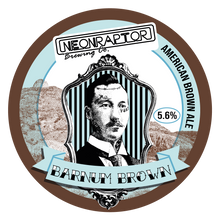 Load image into Gallery viewer, Barnum Brown - Neon Raptor - American Brown Ale, 5.6%, 440ml Can