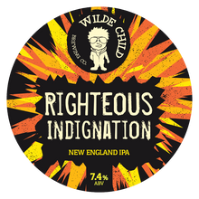 Load image into Gallery viewer, Righteous Indignation - Wilde Child Brewing Co - New England IPA, 7.4%, 440ml Can