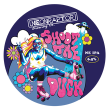 Load image into Gallery viewer, Shoot The Duck - Neon Raptor - NEIPA, 6.5%, 440ml Can
