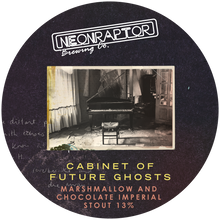 Load image into Gallery viewer, Cabinet of Future Ghosts - Neon Raptor - Chocolate and Marshmallow Imperial Stout, 13%, 440ml Can