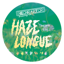 Load image into Gallery viewer, Haze Longue - Neon Raptor - NEIPA, 5.9%, 440ml Can