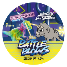 Load image into Gallery viewer, Battle Blows - Neon Raptor - Session IPA, 4.2%, 440ml Can