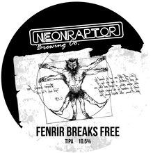 Load image into Gallery viewer, Fenrir Breaks Frees - Neon Raptor - Triple IPA, 10.5%, 440ml Can