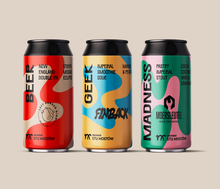 Load image into Gallery viewer, Geek - Stu Mostow X Finback Brewery - Mango & Peach Imperial Smoothie Sour, 8%, 330ml Can